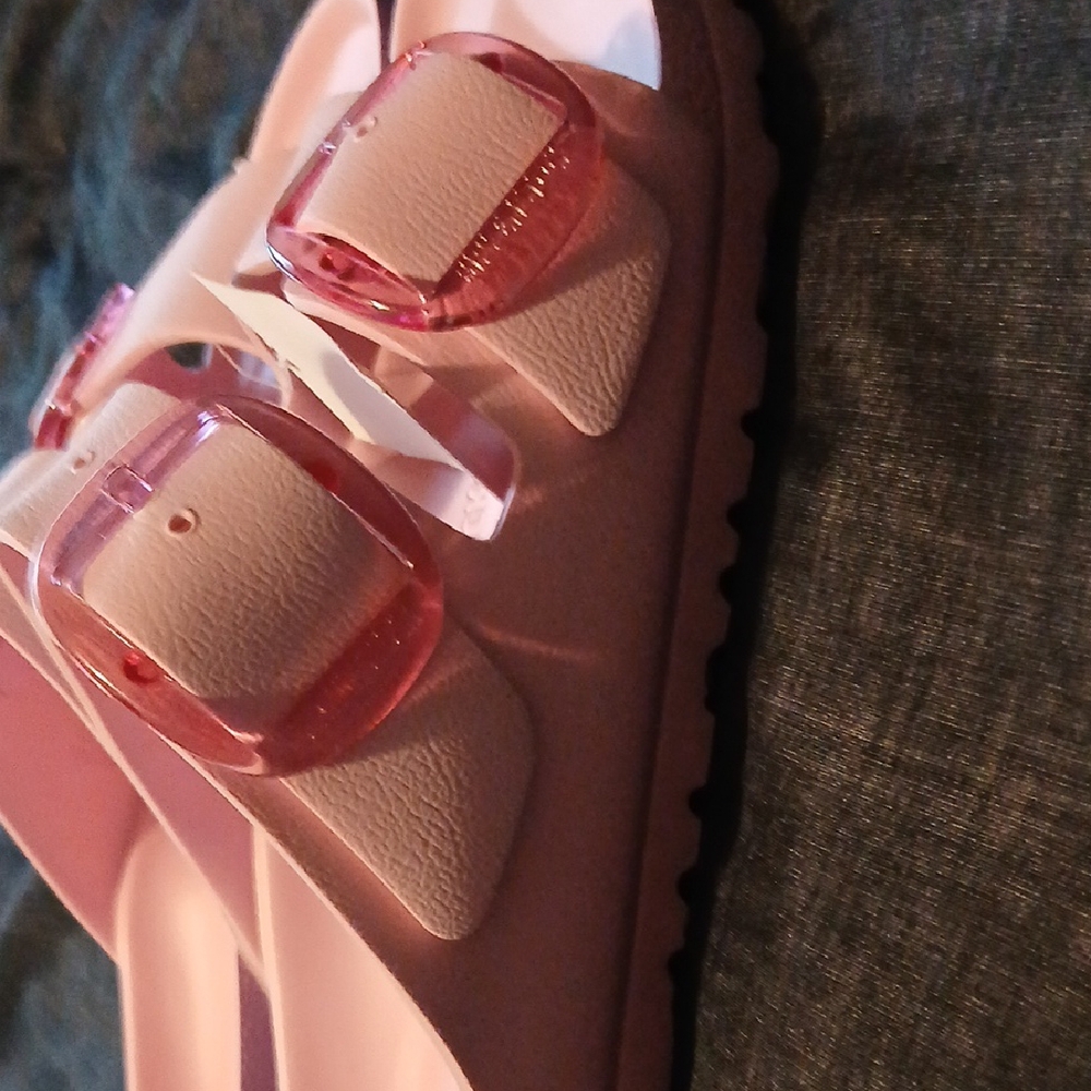 Birkenstock Pink Sandals with Buckles